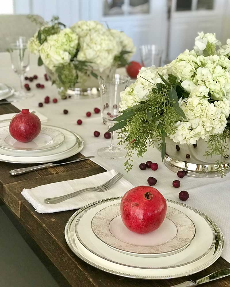 elegant tablescape