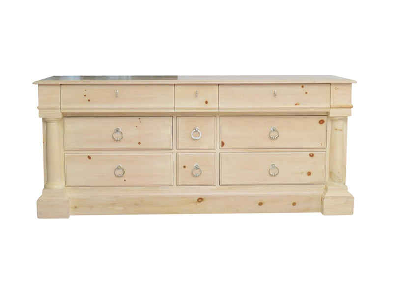 light wood chest of drawers