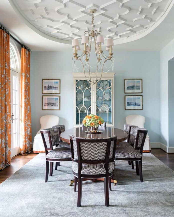 clean and classic formal dining room