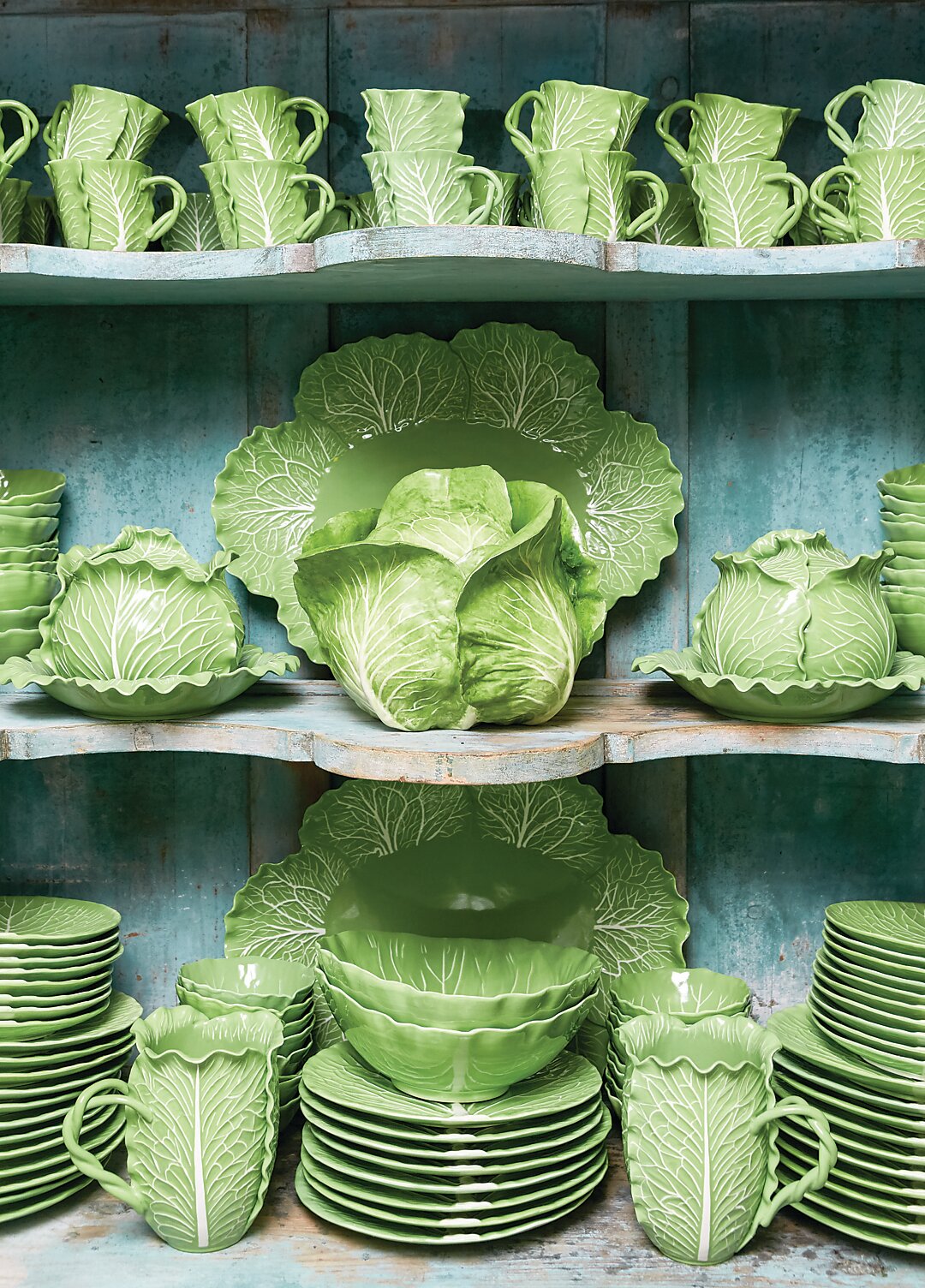 Antique Lettuce Ware is a Feast for the Eyes - Southern Home Magazine