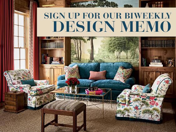 Sign up for our Design Memo! Biweekly newsletter delivered to your inbox!